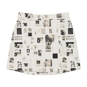 ISO Rationalle Frida Gallery Print Skirt sz 6